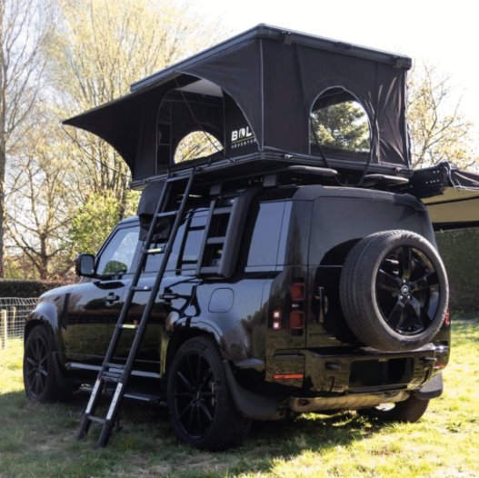 Defender met BOLT Adventure daktent